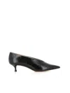 Le Monde Beryl Décollette Babouche Kitten Heel In Black