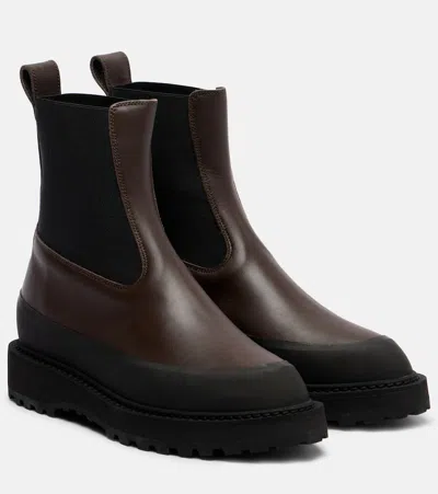 Le Monde Beryl Le Monde Béryl Dolomite Leather Chelsea Boots In Brown