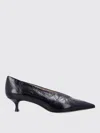 Le Monde Beryl Le Monde Béryl Pointed Toe Pumps With Crocodile Textured Finish In Black