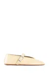 Le Monde Beryl Mesh Mary Jane Ballerina Flats In Beige