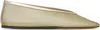 LE MONDE BERYL GOLD LUNA BALLERINA FLATS