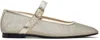Le Monde Beryl Gold Mary Jane Ballerina Flats In Gold