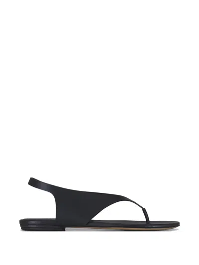 Le Monde Beryl Langley Leather Thong Sandals In Blue