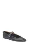 Le Monde Beryl Lea Mary Jane Flat In Black