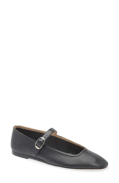 Le Monde Beryl Lea Mary Jane Flat In Black