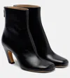 Le Monde Beryl Leather Ankle Boots In Black