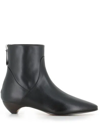 LE MONDE BERYL LEATHER ANKLE BOOTS