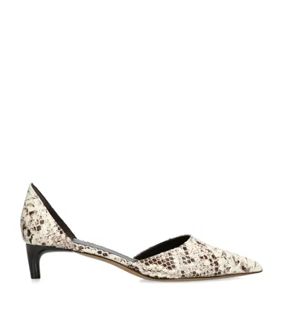 Le Monde Beryl Leather Dakota Pumps In Neutral