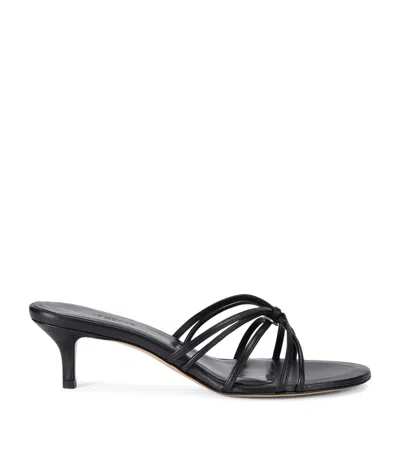 Le Monde Beryl Leather Kitten Heels 50 In Black