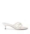 Le Monde Beryl Leather Kitten Heels 50 In White