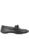 Le Monde Beryl Black Driver Slip-on Loafers In Black