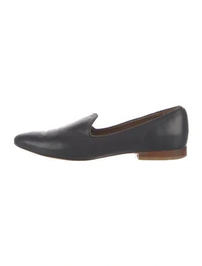 Pre-owned Le Monde Beryl Leather Loafers In Blue