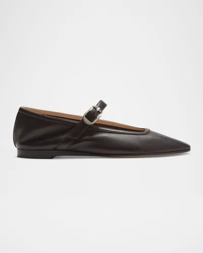 Le Monde Beryl Leather Mary Jane Ballerina Flats