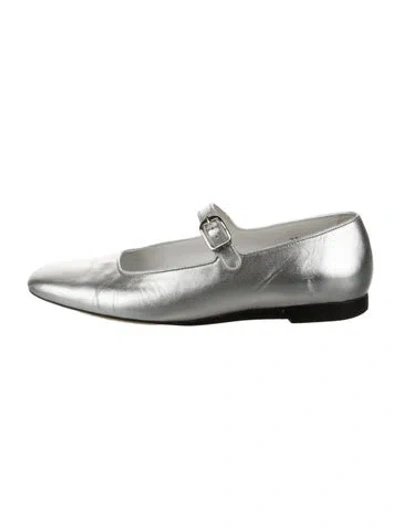 Pre-owned Le Monde Beryl Leather Mary Jane Flats