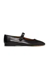 LE MONDE BERYL LEATHER MARY JANE FLATS