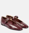 Le Monde Beryl Burgundy Stella Slipper Ballerina Flats In Burgundy