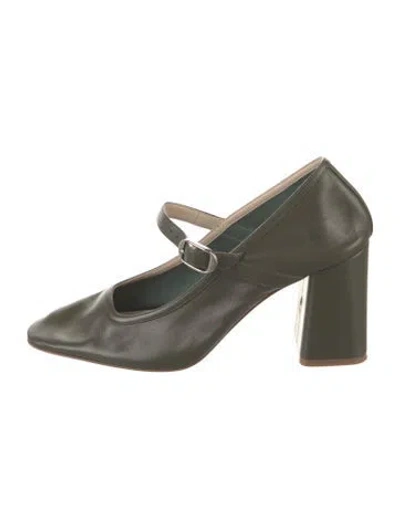 Pre-owned Le Monde Beryl Leather Pumps In Green