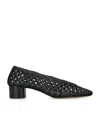 Le Monde Beryl 40mm Woven-leather Pumps