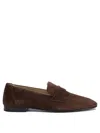 Le Monde Beryl Almond Toe Suede Finish Loafers