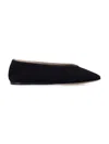 Le Monde Beryl Regency Canvas Ballet Flats In Black