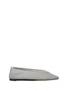 Le Monde Beryl Silver Luna Ballerina Flats In Silver