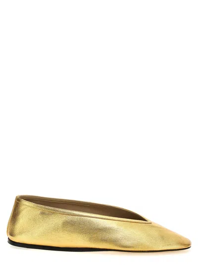 Le Monde Beryl Luna Flat Shoes Gold In Golden