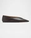Le Monde Beryl Luna Leather Ballerina Flats