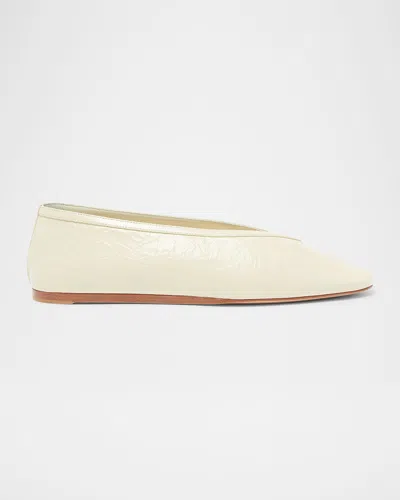 LE MONDE BERYL LUNA LEATHER BALLERINA FLATS
