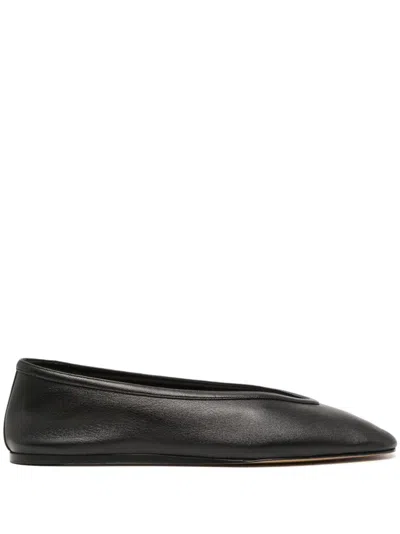 LE MONDE BERYL LUNA LEATHER BALLERINA SHOES