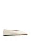 Le Monde Beryl Luna Mesh Ballerina Flats In White