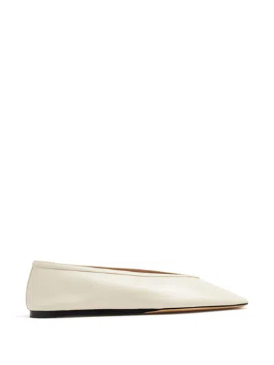 LE MONDE BERYL LUNA LEATHER BALLERINA SHOES