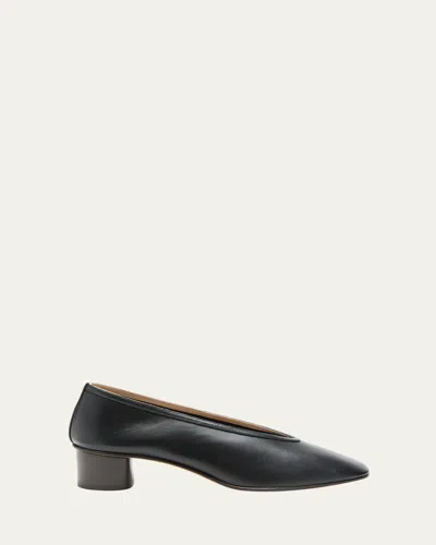 Le Monde Beryl Luna Leather Pumps In Black