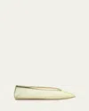 Le Monde Beryl Luna Mesh Ballerina Flats In Lime