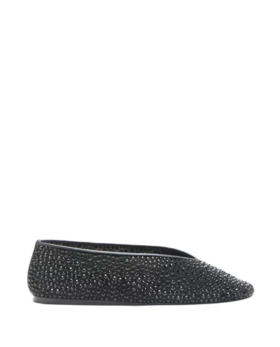 Le Monde Beryl Luna Slipper Crystal In Black