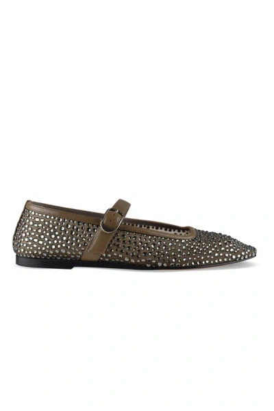 Le Monde Beryl Mary Jane Ballerinas In Green