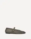 Le Monde Beryl Crystal-embellished Ballet Flats In Brown