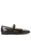 Le Monde Beryl Leather Mary Jane Ballet Flats In Black