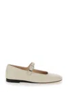 LE MONDE BERYL OFF WHITE MARY JANE WITH STRAP IN LEATHER WOMAN