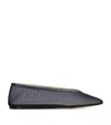 Le Monde Beryl Luna Mesh Ballet Flats In Navy