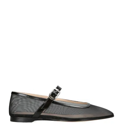 LE MONDE BERYL MESH MARY JANE BALLET FLATS