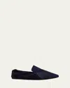 Le Monde Beryl Mocassin Suede Loafers