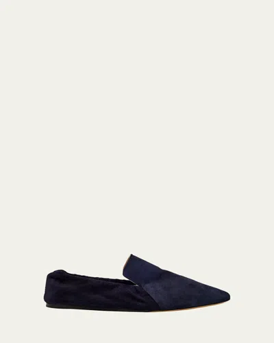 Le Monde Beryl Mocassin Suede Loafers