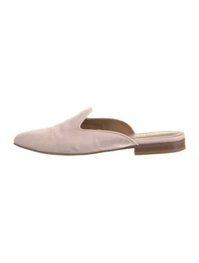 Pre-owned Le Monde Beryl Mules In Pink