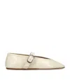 Le Monde Beryl Naplack Leather Stella Ballet Flats In Neutral