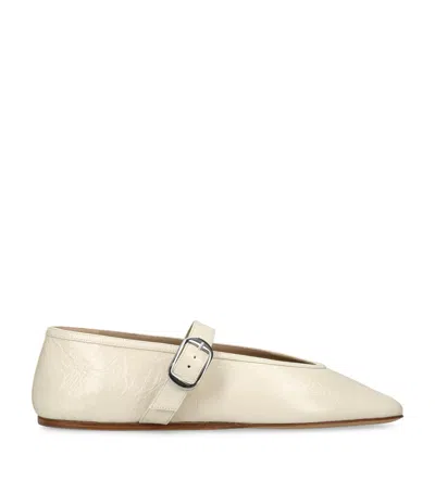 LE MONDE BERYL NAPLACK LEATHER STELLA BALLET FLATS