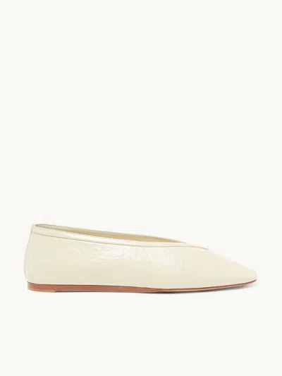 Le Monde Beryl Naplack Luna Slippers Ecru It39 In Yellow