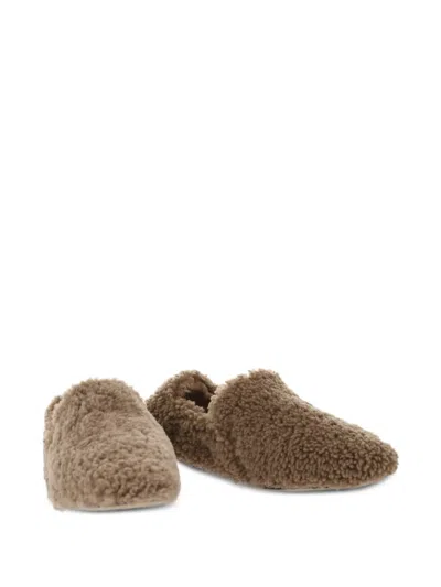 Le Monde Beryl Orlando Shearling Loafers In Neutral