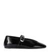 Le Monde Beryl Patent Leather Mary Jane Ballet Flats In Black