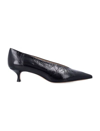 Le Monde Beryl Pointed-toe Kitten Heel Pumps In Black