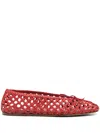 Le Monde Beryl Regency Woven Leather Ballet Flats